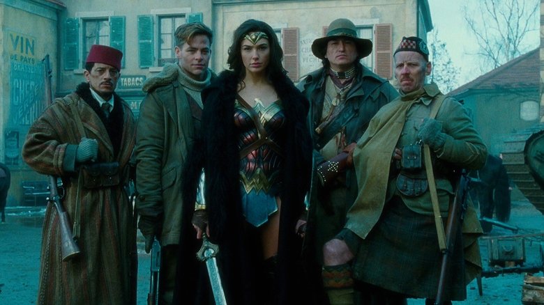 backdrop of Wonder Woman