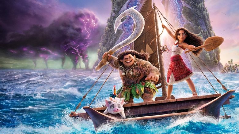 backdrop of Moana 2